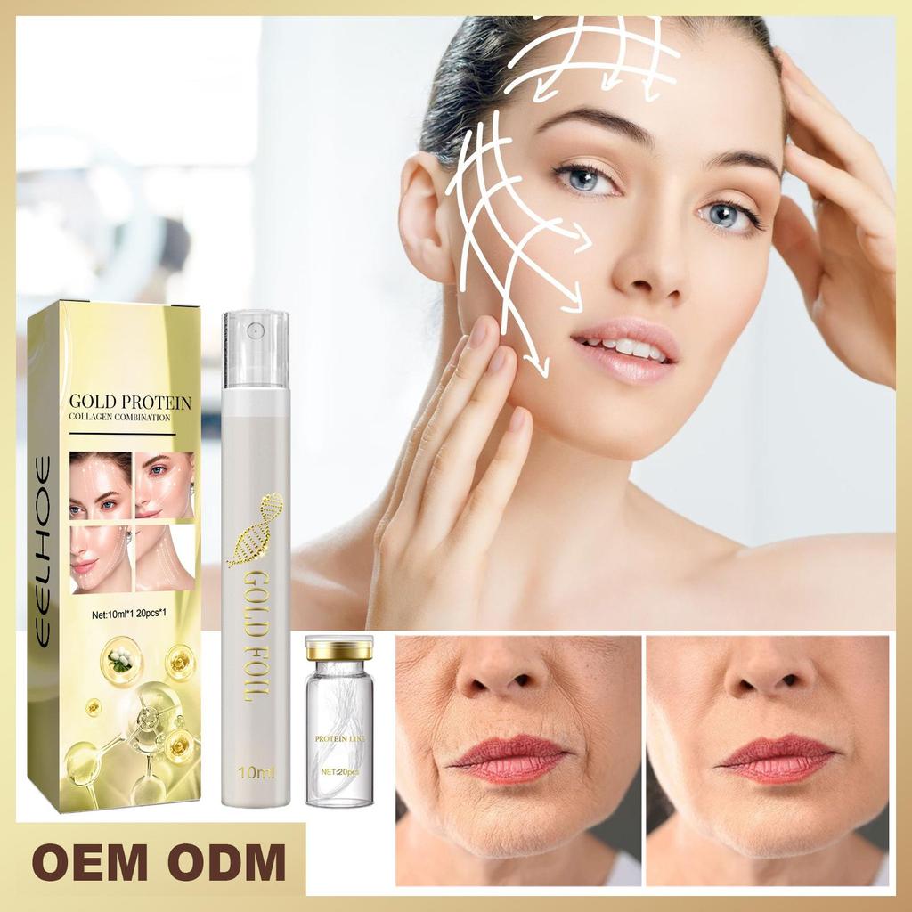 Protein Thread Collagen Face Gold Protein Thread Collagen Anti-Aging Wrinkle Firming Lifting Skin Care