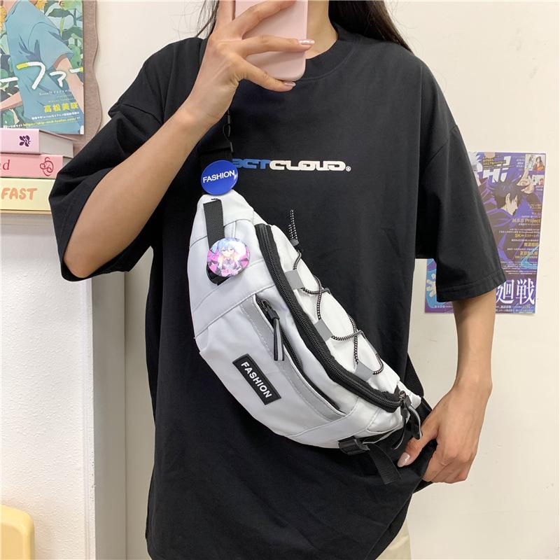 New oblique span bag men's personalized premium breast bag outdoor backpack fanny pack sports shoulder women's mobile phone bag small satchel