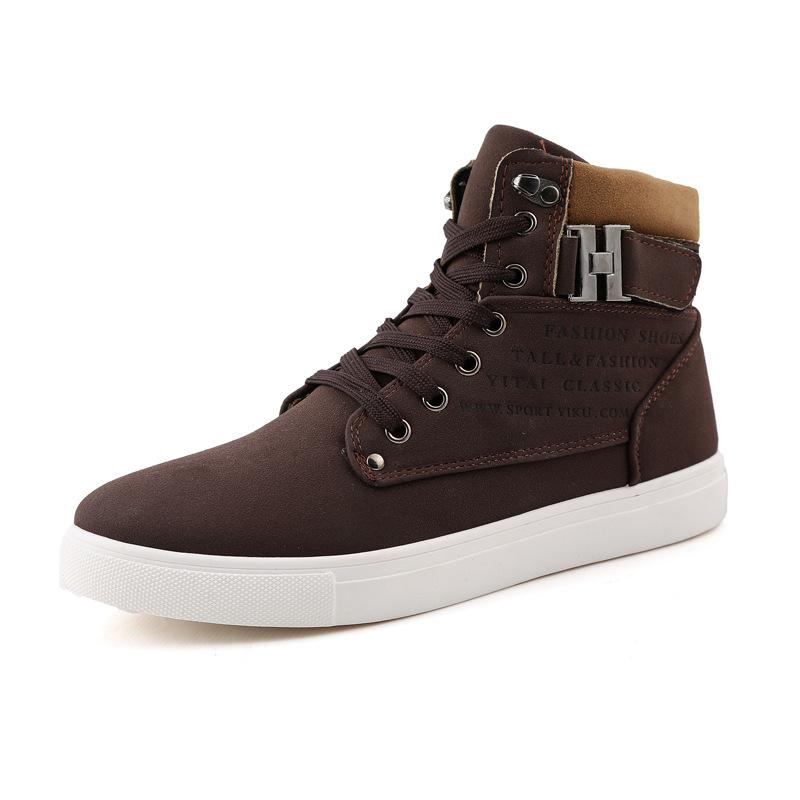 Men's shoes High-top shoes Board shoes Autumn and winter cloth shoes Men's casual shoes Martin boots Large size boots