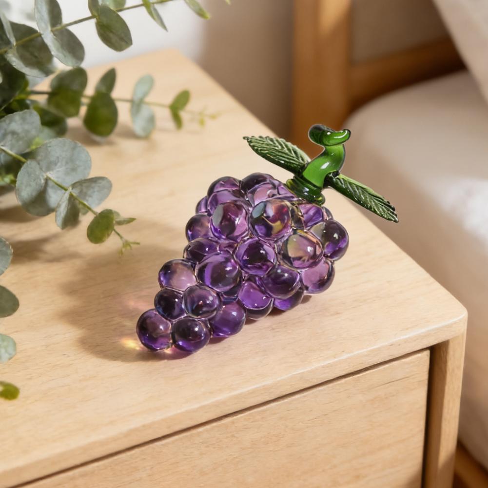 Färger Kristall Frukt Brevpapper med Diamant Natursten Glas Hantverk Souvenir Heminredning Bordsdekoration Fruktfigurer Gåva