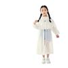 Children's Disposable Extended One-Piece EVA Raincoat with Backpack Cape