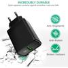 Chargeur USB Rapide - Qualcomm - 18W - Compatible Samsung - Câble 2M - Protection Securité
