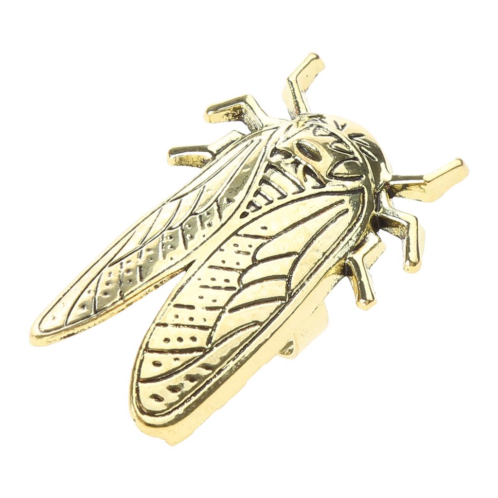 Elegant Insect Shaped Rings Jewelry Unique Rings Jewelry Unisex Gold Color Finger with Large Cicada for Fashioniasts