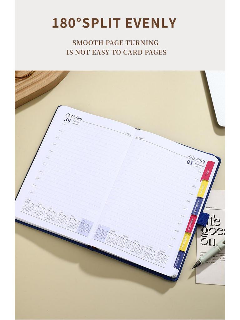 2026 Bilingual Planner: English & Spanish Yearly Calendar, 365-Day Notebook, Daily Diary
