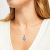 Labradorite Teardrop Power Stone Necklace for Women [COAI]