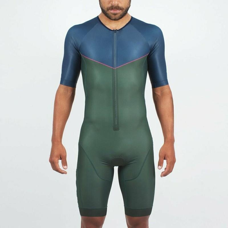 Mens Cycling Triathlon Suit Compression Lycra Bike Jersey Set Breathable Road Mountain Wear