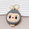 Kawaii Labubu Monster Schlüsselanhänger Spiegel Kamm Anhänger Drei-in-Eins Multifunktionale Schlüsselringe Mädchen Outdoor Tragbare Schlüsselanhänger