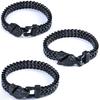 Special Stainless Steel Woven Chain Viking Rune Wolf Head Bird Head Snake Logo Bracelet