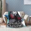 Hollow Knight Silksong Hornet Blanket Fleece Decoration  Breathable Super Soft Throw Blanket for Sofa Bedroom Plush Thin Quilt