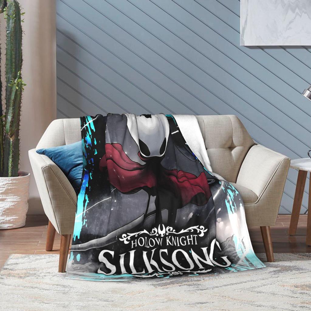 Hollow Knight Silksong Hornet Blanket Fleece Decoration Breathable Super Soft Throw Blanket for Sofa Bedroom Plush Thin Quilt