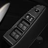 For Infiniti G37 2010-2013 Q60 2014-2015 Real Carbon Fiber Window Lift Control Panel Trim Cover Car Interior Accessories Sticker