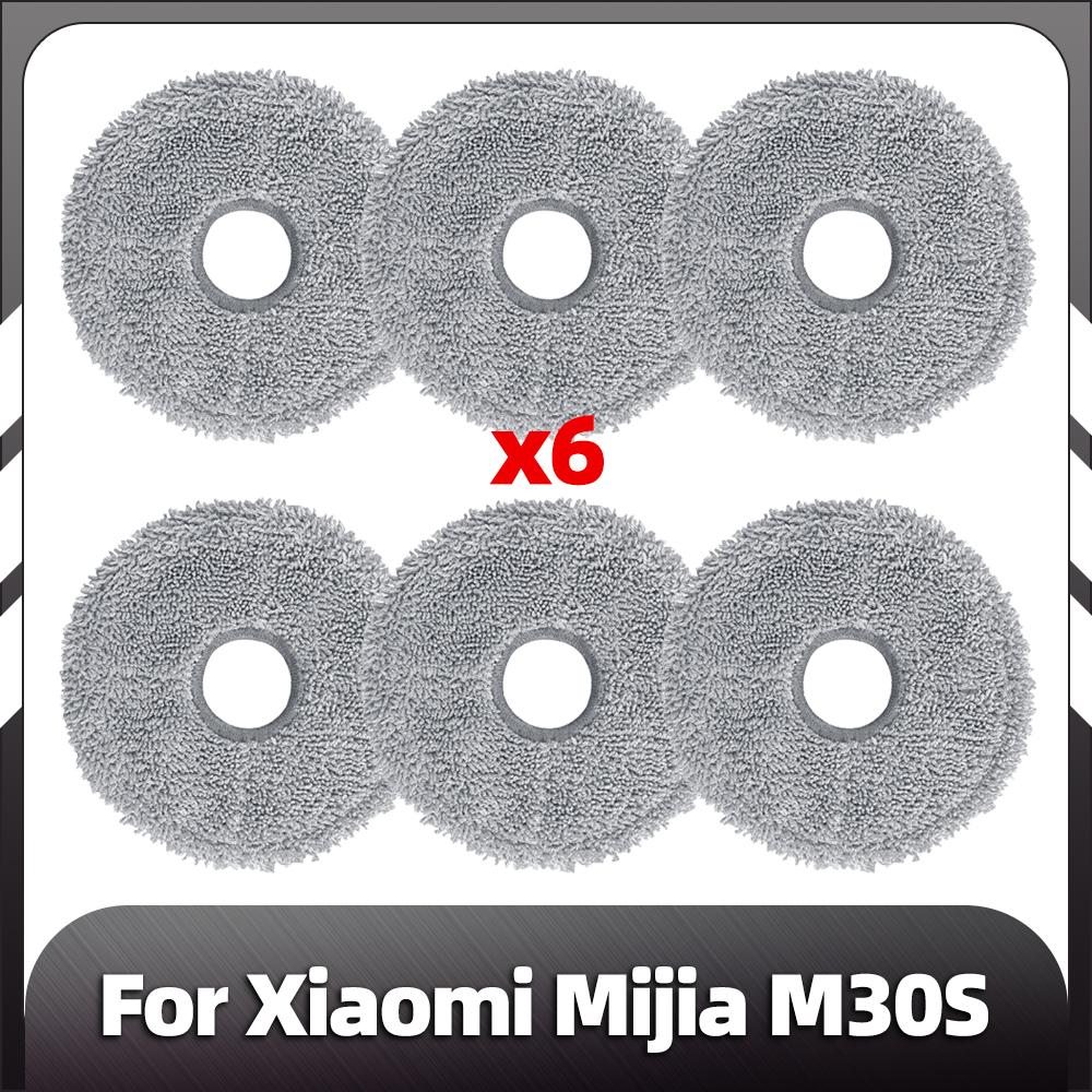 Compatible for Xiaomi Mijia M30s Replacement Main Side Brush HEPA Filter Mop Pads Dust Bags Spare Parts Accessories