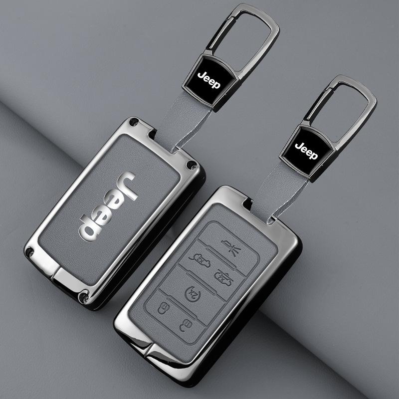 Premium Zinc Alloy Leather Accessory for Jeep Gladiator Wrangler 4XE - Unisex Design