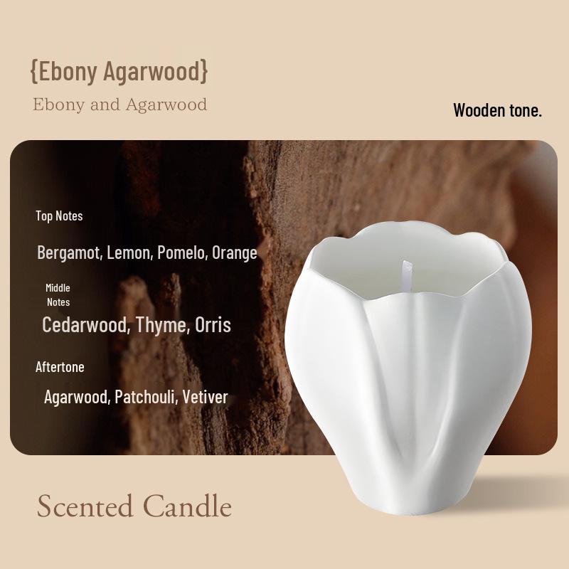 Magnolia Scented Luxury Aromatherapy Candle: Long-Lasting Indoor Fragrance, Perfect for High-End Home Decor and Holiday Gifts.