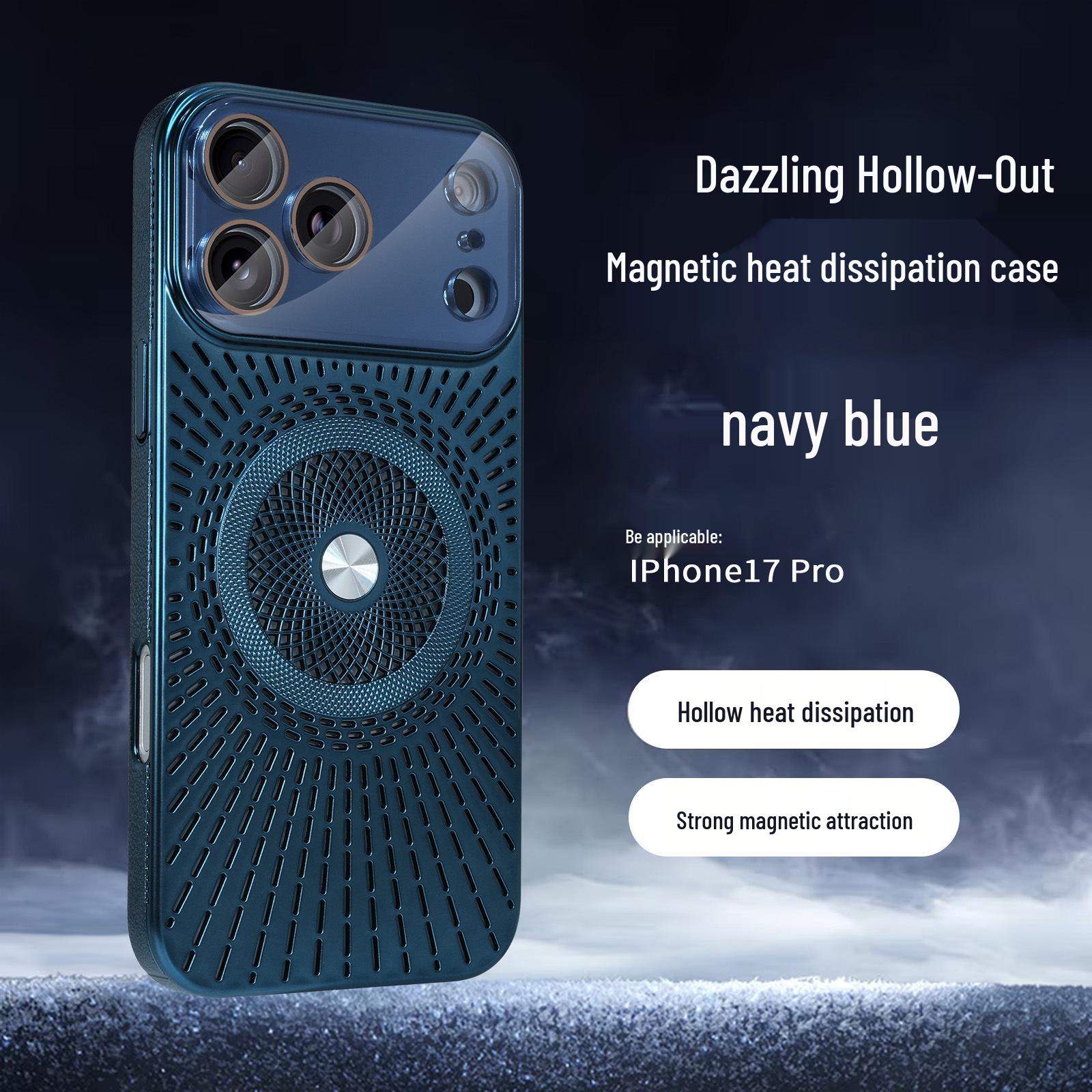 

Apple 17Pro Max Magnetic Case: Heat Dissipation, Breathable Design, Drop-Proof Protection for iPhone 16/15 iPhone 14 Pro Max