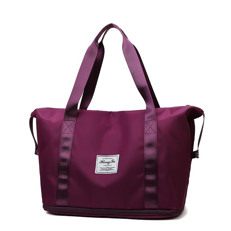 Women's Expandable Travel and Fitness Shoulder Bag - Large Capacity, Short-Term Trip Handheld Luggage