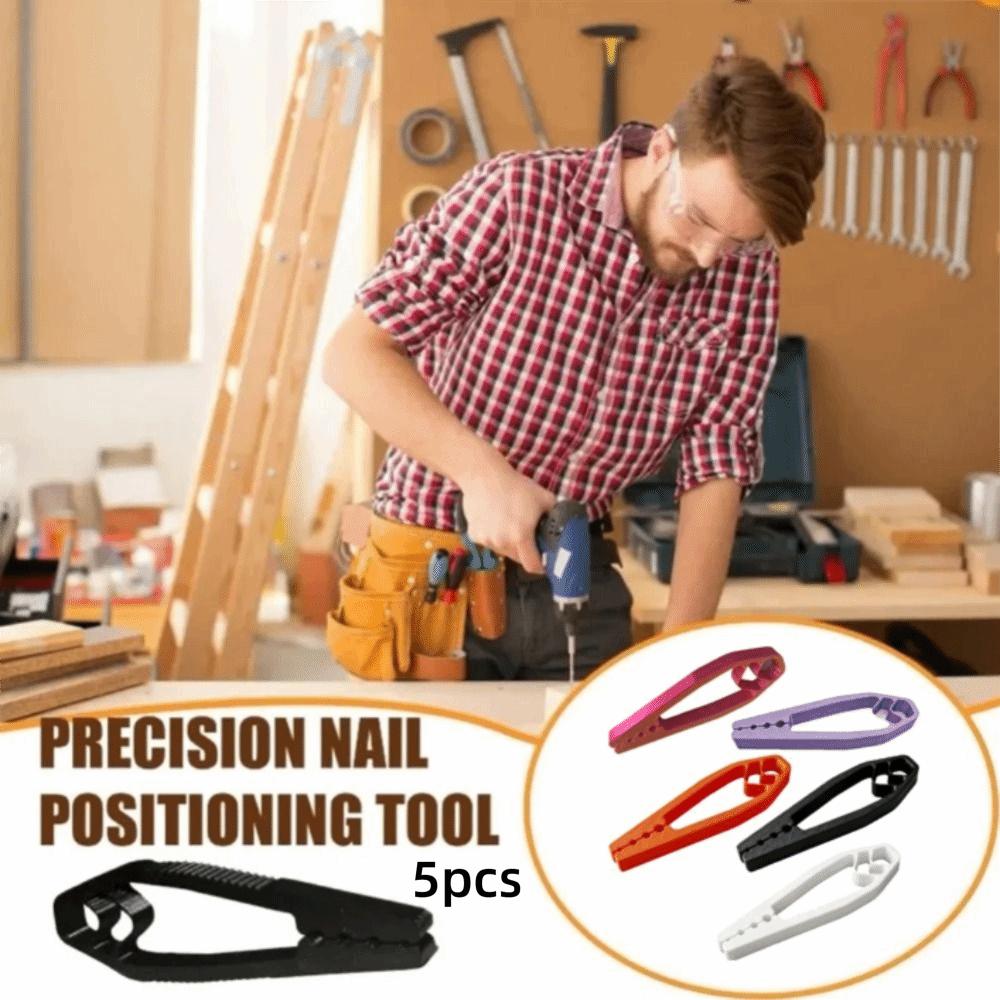 Durable Construction Anti-smashing Finger Tool Plastic Material Nail Fixer Tool  Construction Use
