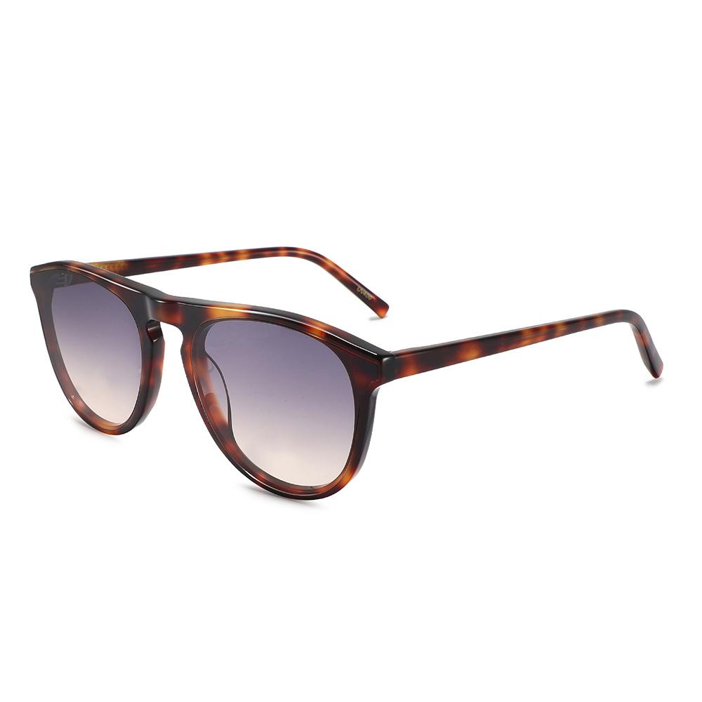 2025 Fashion Travel Versatile High Quality Acetate Round Oval Polarized Sunglasses Men Women Outdoor Sun Protection Eyeglasses