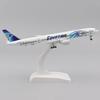 Toy Planes 20cm Air Egypt B777 Airways Airlines Metal Scale Aircraft Collectible Aircraft Boeing 777 Airplane Kids Toys Souvenir