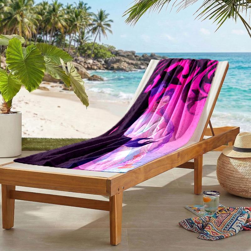 Kpop Hunter Fashion Beach Towel: Ideal for Summer Adventures Soft, Absorbent and Quick Drying Suitable for Swimming and Bathing