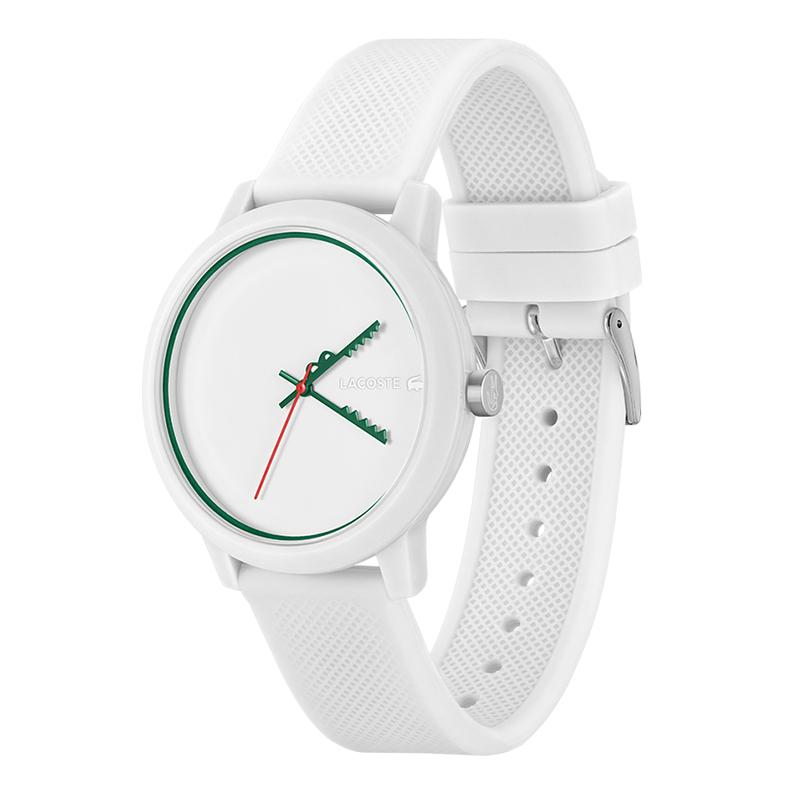 Lacoste 12.12 Series Watch Quartz Movement Silicone Strap White Dial Sports Watch Unisex watches 2011308