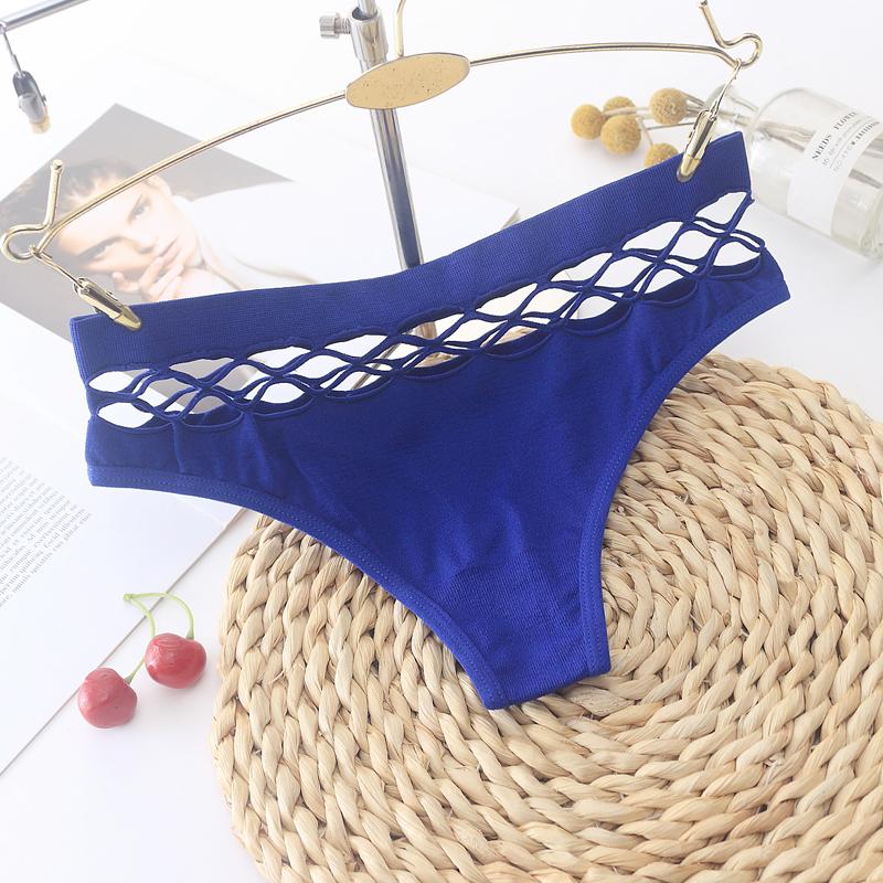 Kadın Sıcak Seksi Külot Içi Boş düşük bel Thongs G String ikule Femme Nefes Iç Çamaşırı Külot K109