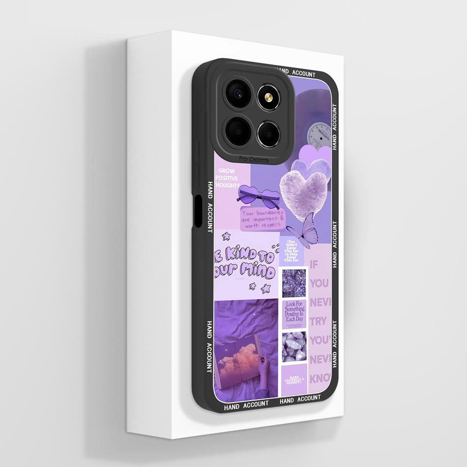 For Honor X8 X8B X8A Case Creative Paiting Cover For HonorX8B Honor X 8 5G Funda Soft Liquid Silicone Anti Drop Phone Back Cover