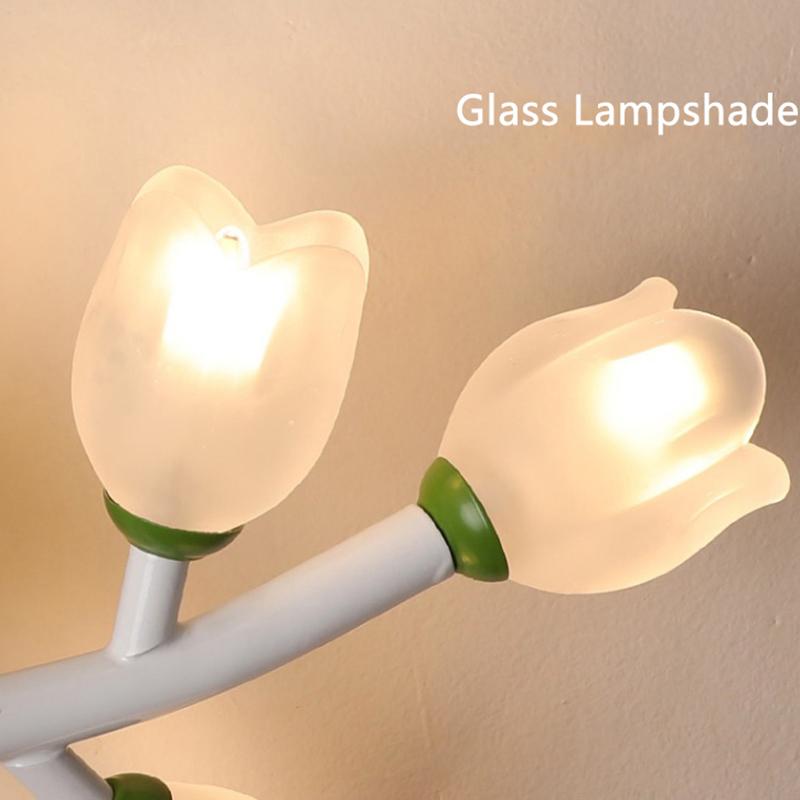Girl Rabbit Wall Lamps Children's Room Wall Light for Bedroom Bedside Hallway Lighting G4 LED Flower Decorative Night Lamps