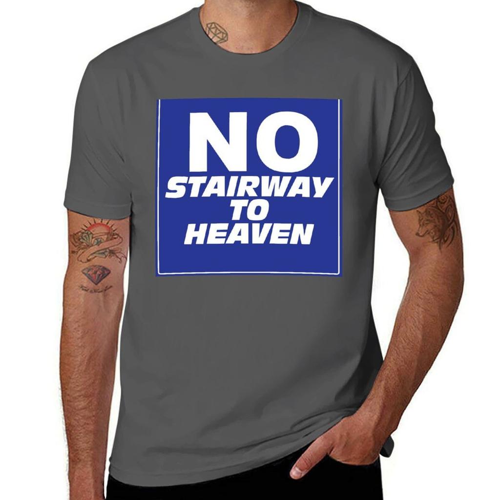 Waynes World No Stairway to Heaven Sign TShirt man t shirt designer t shirt man luxury TShirt