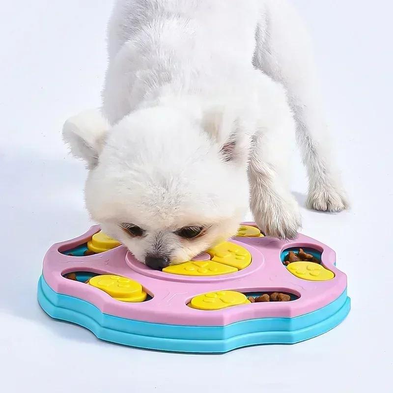 Dog Puzzle Toys Slow Feeder Interactive Increase Puppy IQ Food Dispenser Slowly Eating NonSlip Bowl Pet Cat Dogs Training Game