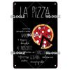 Vintage Metal Tin Sign Pizza Party Wall Decor Retro Kitchen Cafe Bar Home Plaque