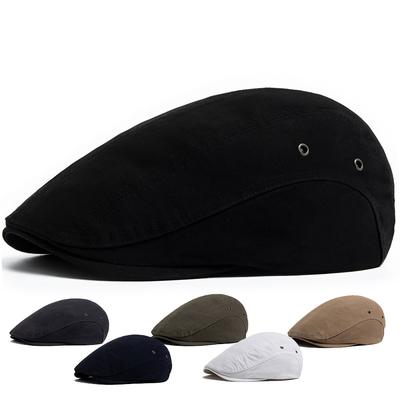 Elastický obvod hlavy Japonská dopředu kšiltovka Retro dámská ležérní sluneční clona Baret Pánská malířská čepice