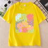 Trendy Boho Floral TShirt Unisex Flower Graphic Tshirt Cute Spring Garden Botanical Top Summer Unisexs Round Neck Printed