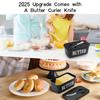 Butter Box Set with Lid for Refrigerator Storage Easy to Clean Surface Ideal for Hotels Homes Restaurants Butter Dish Serving