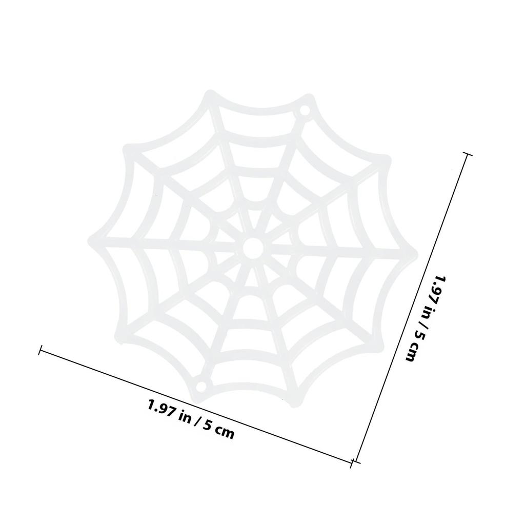 50Pcs Realistic Stretch Spider Web Halloween Decor Black Pe Cobweb for Haunted Party Indoor Outdoor Spooky Atmosphere