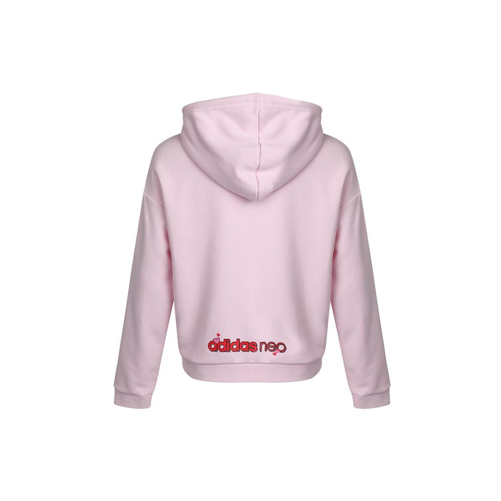 Adidas Neo Damen Sportlicher bedruckter Hoodie Damen Hoodies Rosa H55127