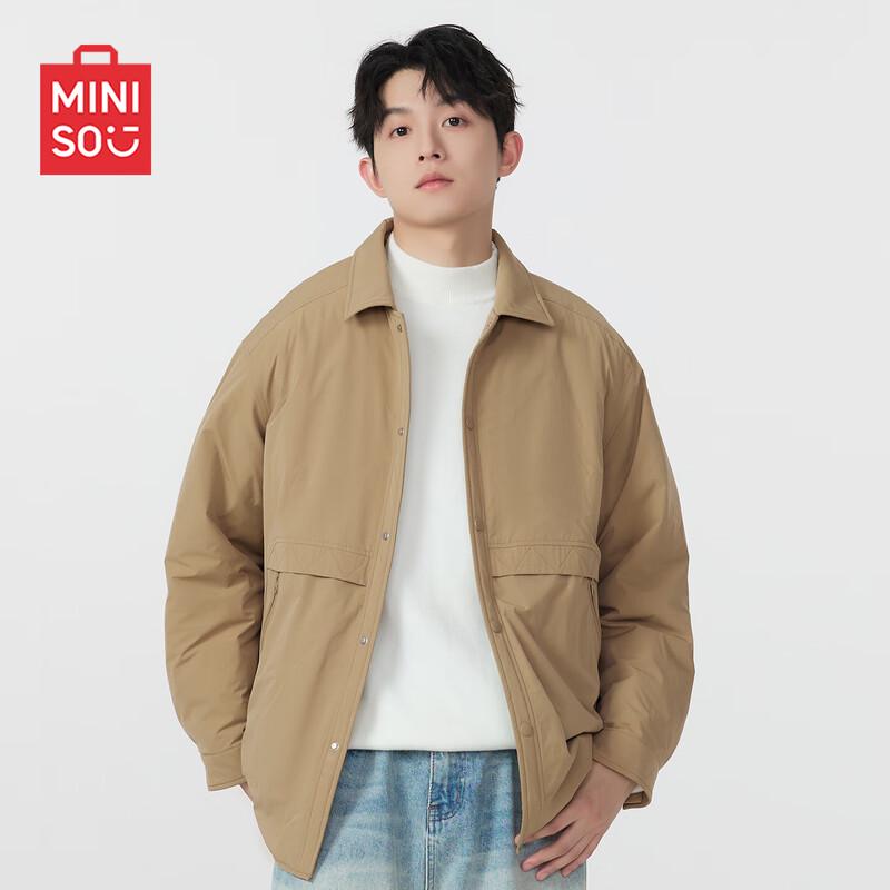 MINISO Men's Detroit Loose Fit Casual Jacket