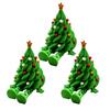 Articulated Christmas Tree Shelf Sitter 3D Printed Christmas Tree Desktop Figurine with Movable Joints Cute Holiday Desk Decor for Room Office