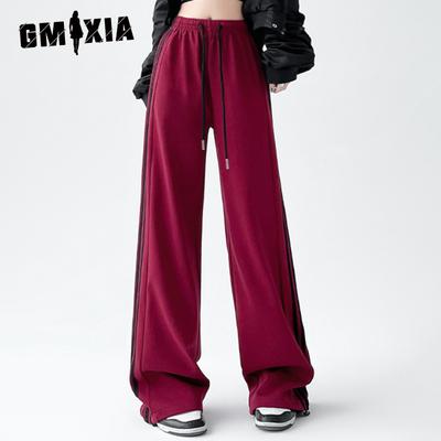 Damenmode, lässig, einfarbig, bedruckt, hohe Taille, Hosen und Caprihosen