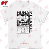 Flyer de Concerto Inicial da Human League Camiseta Gary Numan Kraftwerk Cabaret Voltaire WWJO