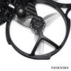 2Pairs Hqprop T3.5X3.5X3 3535 3.5Inch Fpv Prop Poly Carbonate Propeller 1.5Mm 3-Blade Race Prop Racing Drone Parts-Grey