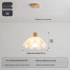 Nordic Modern Wood Art Light: Three-Head Dining Table and Bedroom Lamp in Japanese Wabi-Sabi Style.