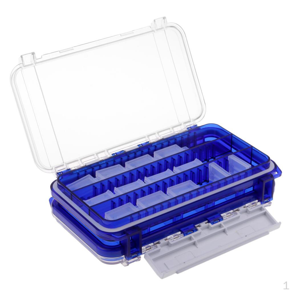 

Пластиковая рыболовная коробка, двухсторонний органайзер для снастей