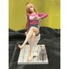 15CM Anime CHAINSAW MAN Figure POWER Sitting Position Anime Model Toys Gifts Collection Decoration Ornaments PVC