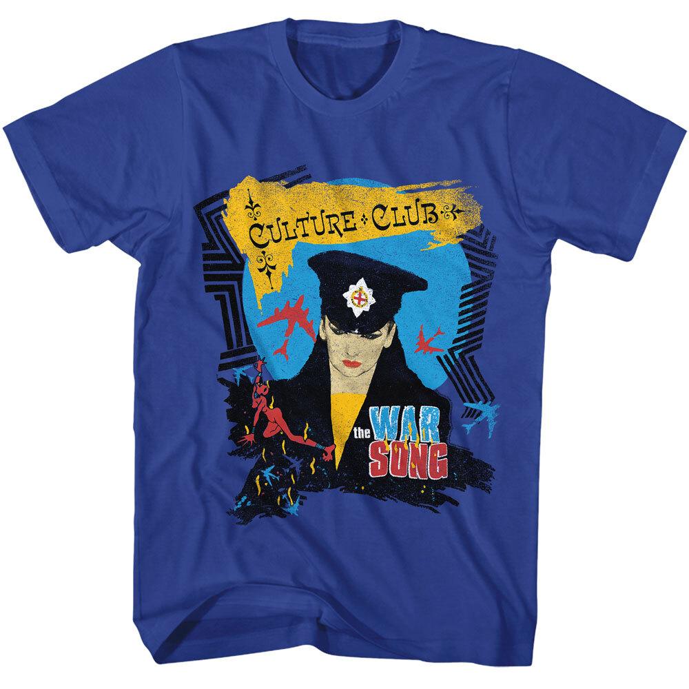 Culture Club Boy George War Song Chameleon Hat Men T Shirt New Wave Pop Music L