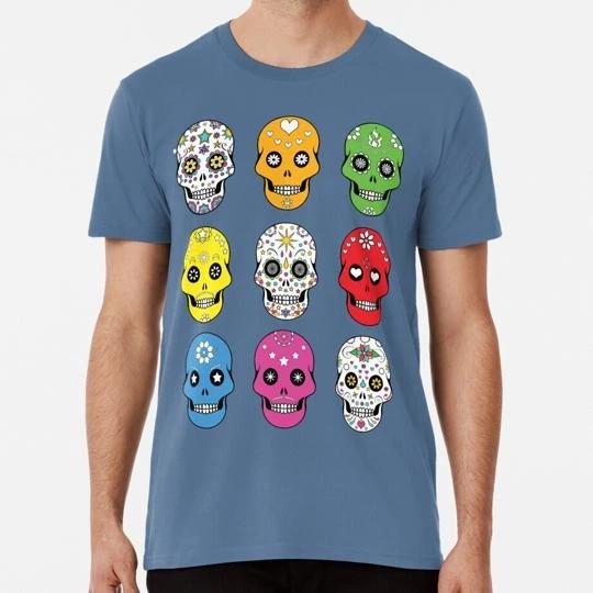 Sugar Skulls Size S to 5XL Made in the USA T-shirt S