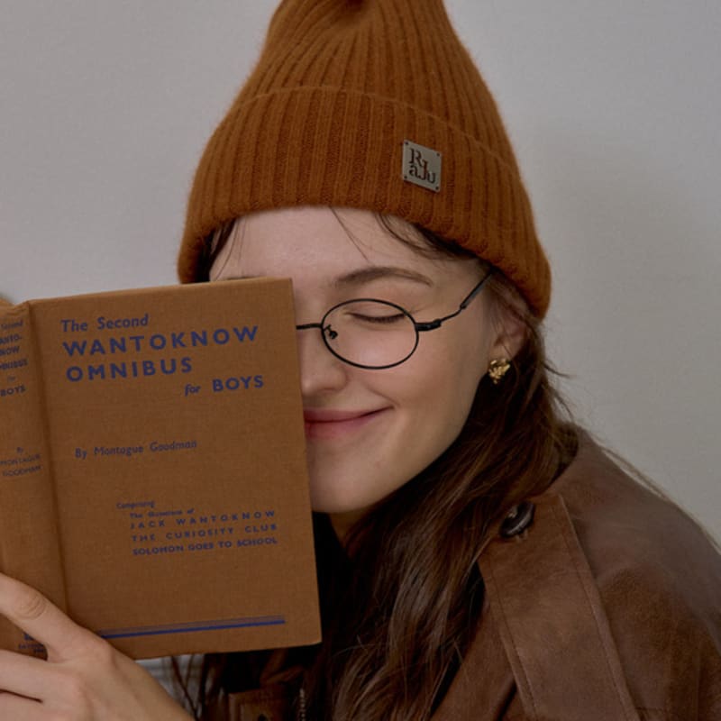 

RaJu Basic Knit Beanie_9 Color Red