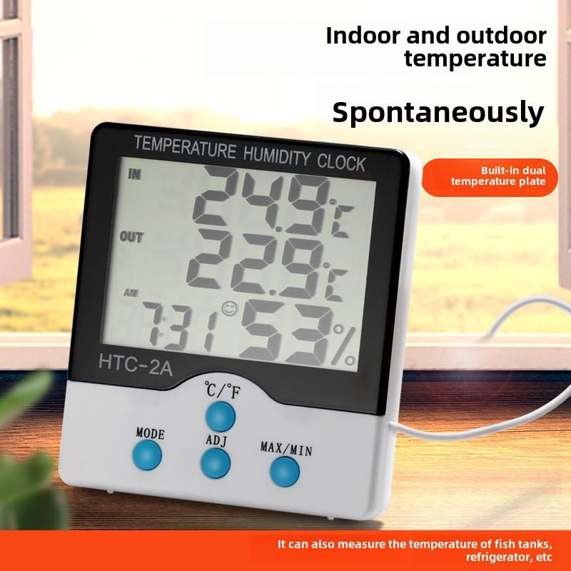 Digitales Indoor-Thermometer & Hygrometer mit hochpräzisem Großdisplay