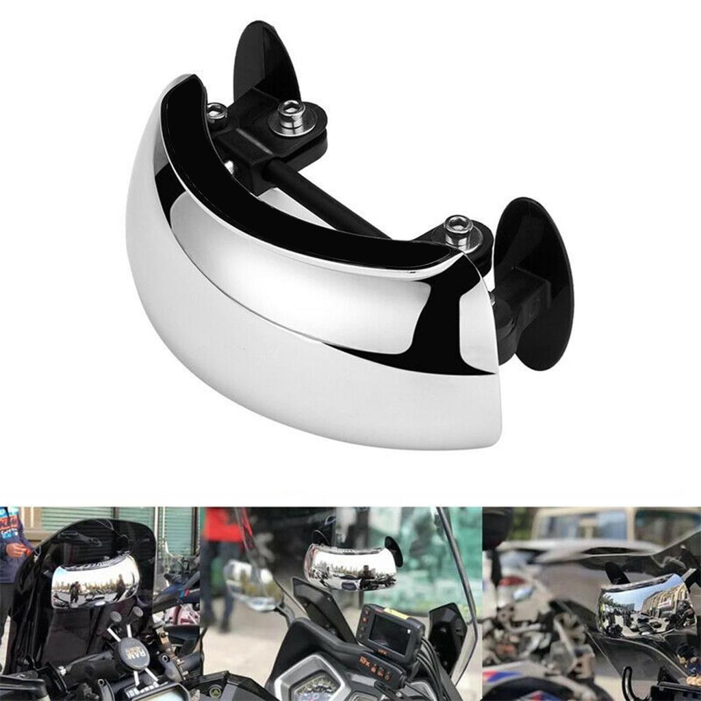 Motorrad Rückspiegel, 180 Grad Weitwinkel Sicherheits-Rückspiegel Toter-Winkel-Spiegel Für Motorrad Cruiser Sportmotorrad Straßenmotorrad Roller