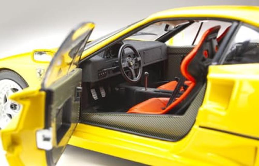 Kyosho Original Scale Ferrari F40 Yellow Finished Product KS08416Y 1/18
